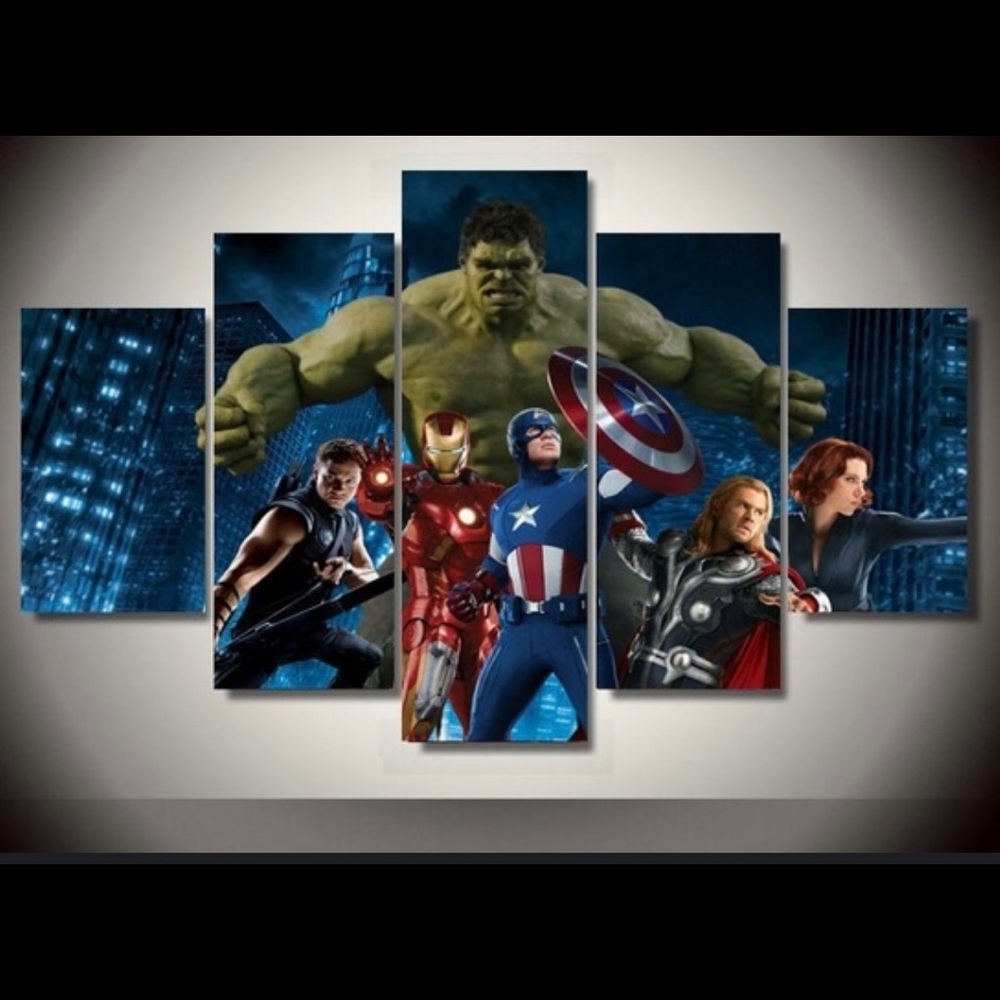 5 Piece HD Avenger Canvas